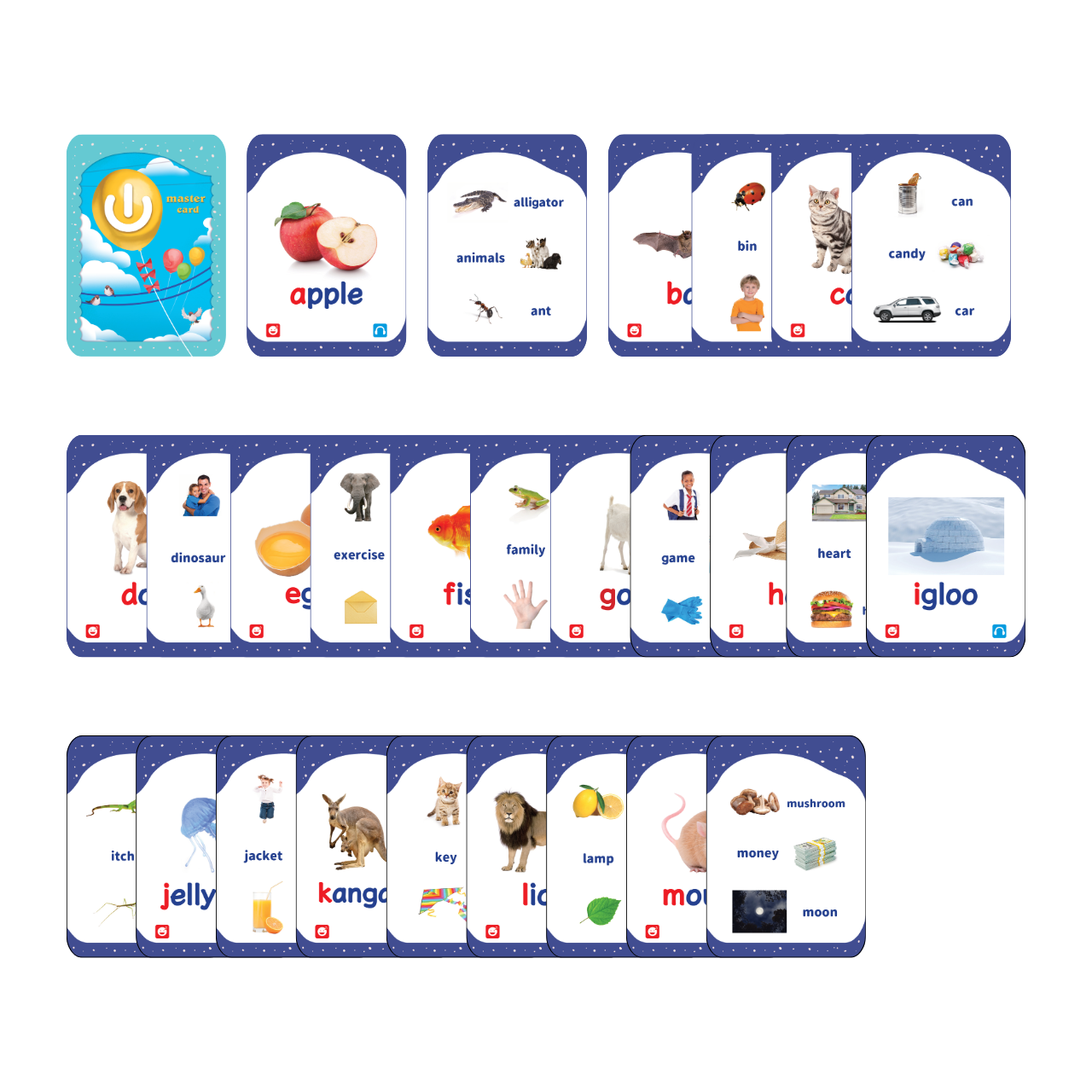 Phonics Flash Cards - Basic
